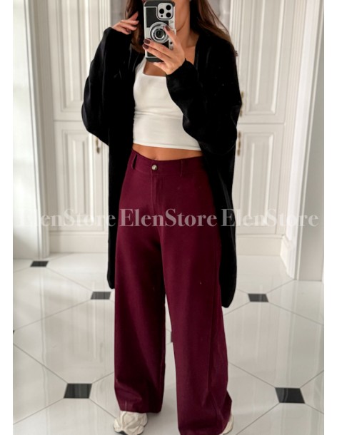 Spodnie Raben Burgundy 2