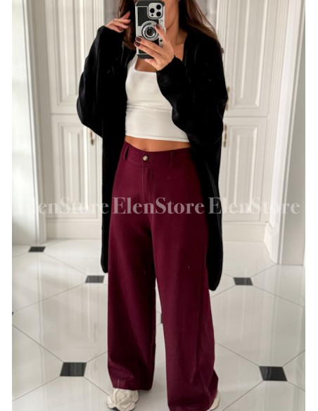 Spodnie Raben Burgundy