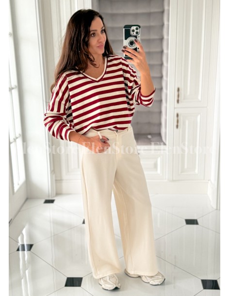 Spodnie Raben Ecru 2