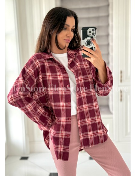 Koszula Chilli Burgundy II