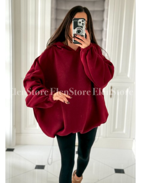 Bluza Bigger Burgundy