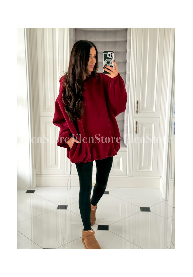 PREORDER Bluza Bigger Burgundy