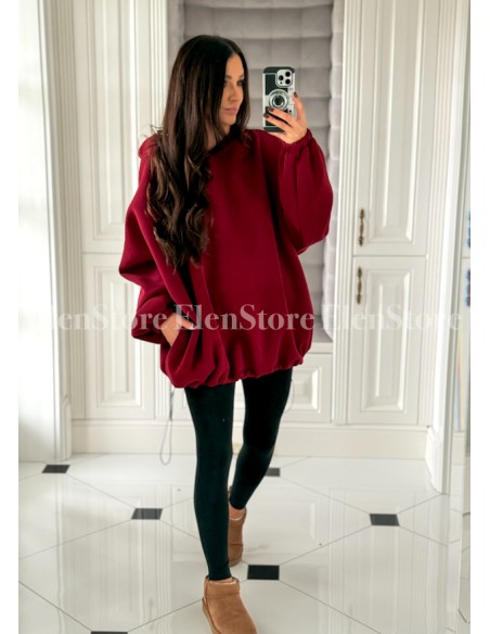 PREORDER Bluza Bigger Burgundy