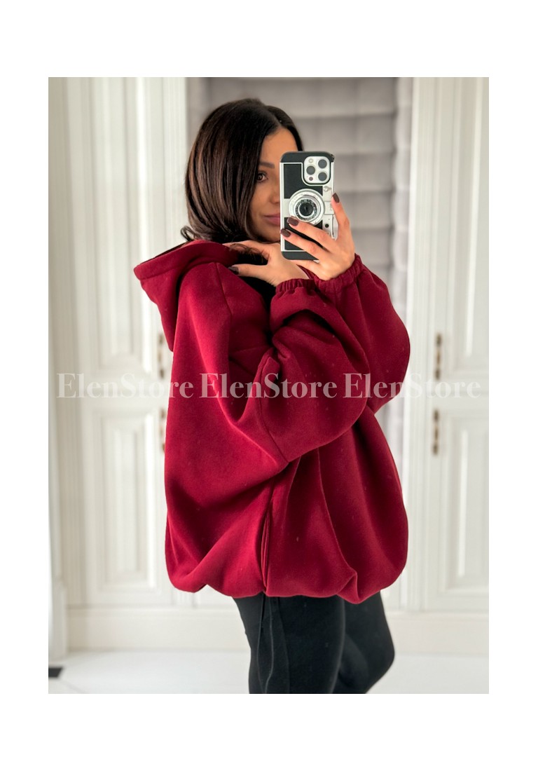 PREORDER Bluza Bigger Burgundy