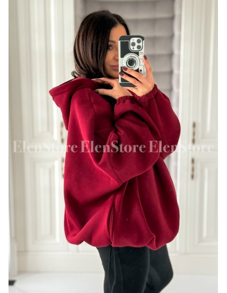 Bluza Bigger Burgundy