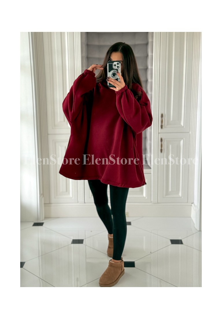 PREORDER Bluza Bigger Burgundy