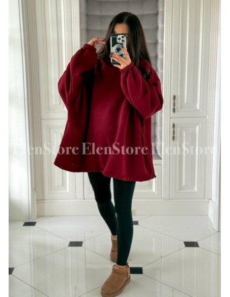 Bluza Bigger Burgundy