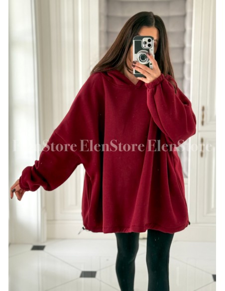 PREORDER Bluza Bigger Burgundy