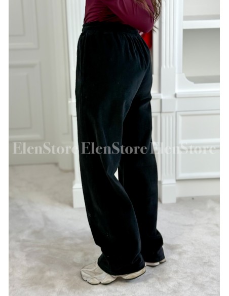 Spodnie Ribbed Black