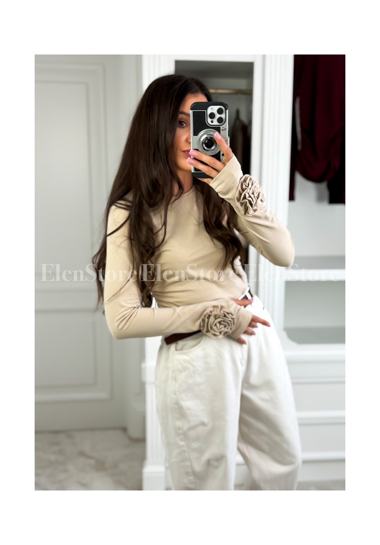 PREORDER Bluzka Rose Beige