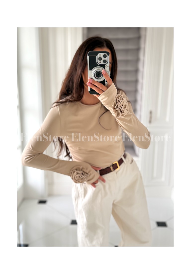 PREORDER Bluzka Rose Beige