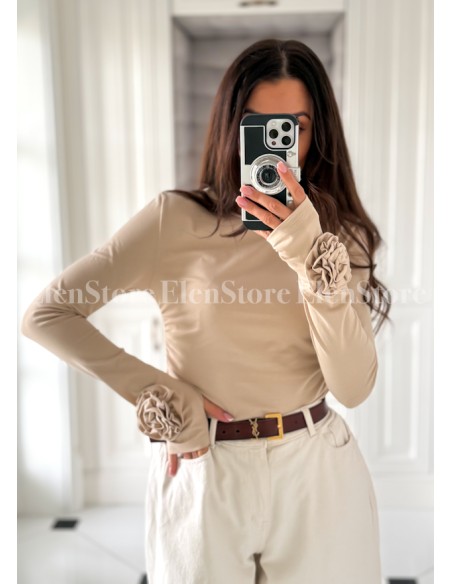 PREORDER Bluzka Rose Beige