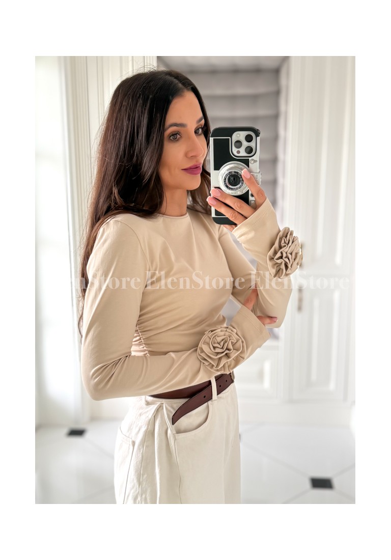 PREORDER Bluzka Rose Beige