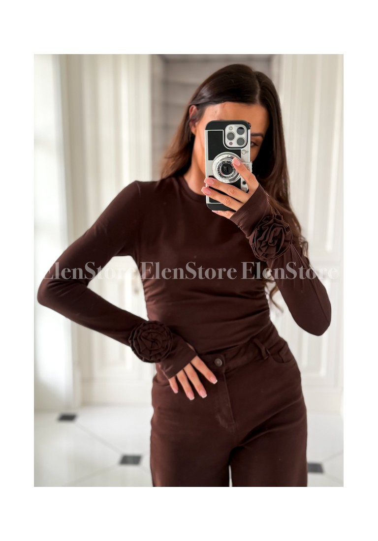 PREORDER Bluzka Rose Chocolate