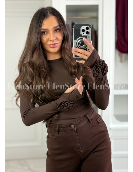 PREORDER Bluzka Rose Chocolate