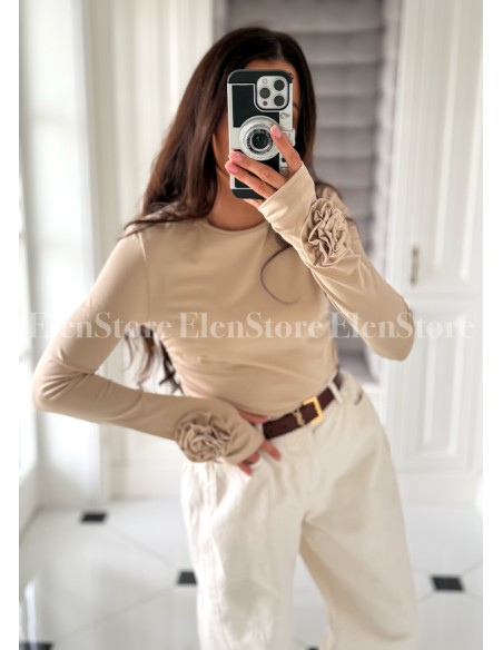 Bluzka Rose Beige