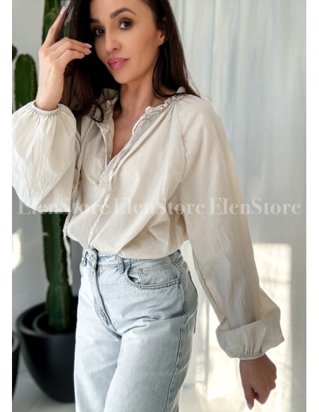 Bluzka Oldy Beige