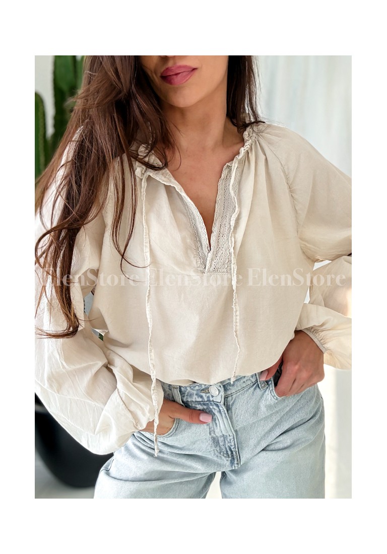 Bluzka Oldy Beige