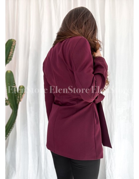 Marynarka Sara Burgundy 2