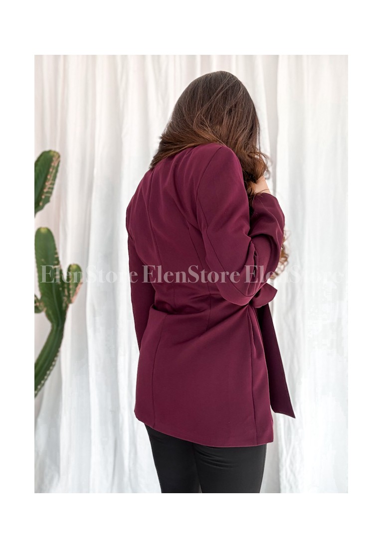 Marynarka Sara Burgundy