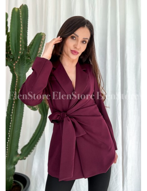 Marynarka Sara Burgundy