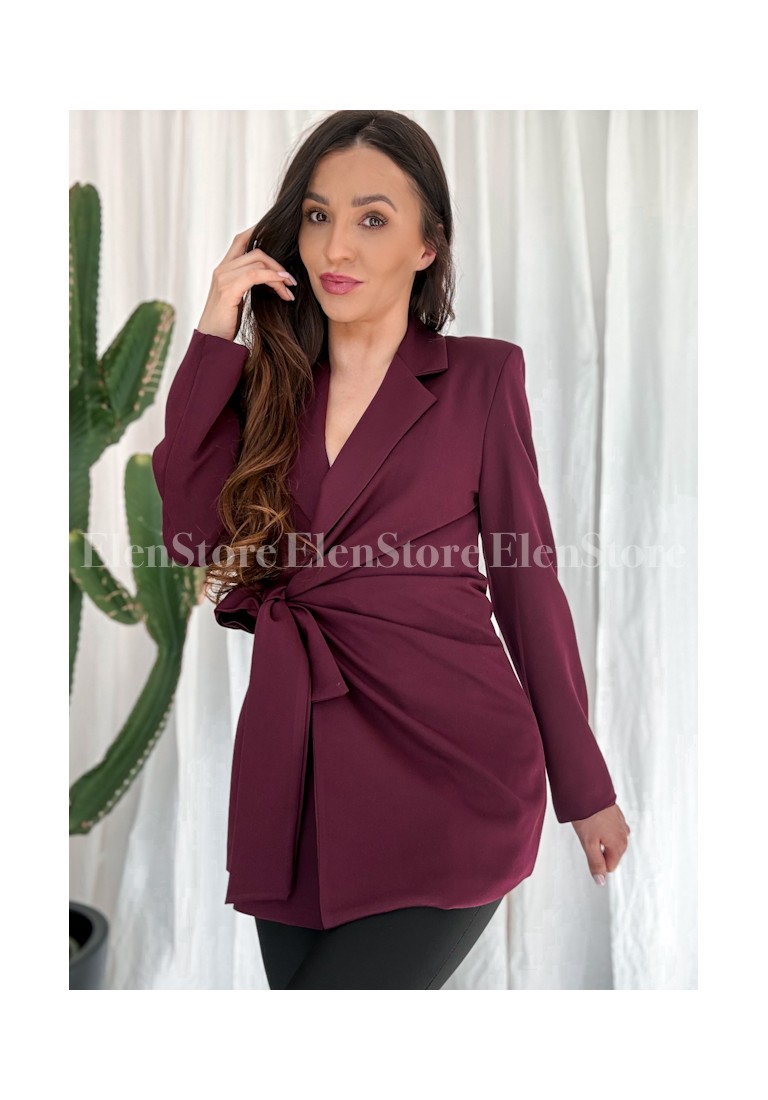 Marynarka Sara Burgundy