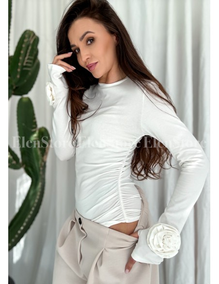 Bluzka Rose White