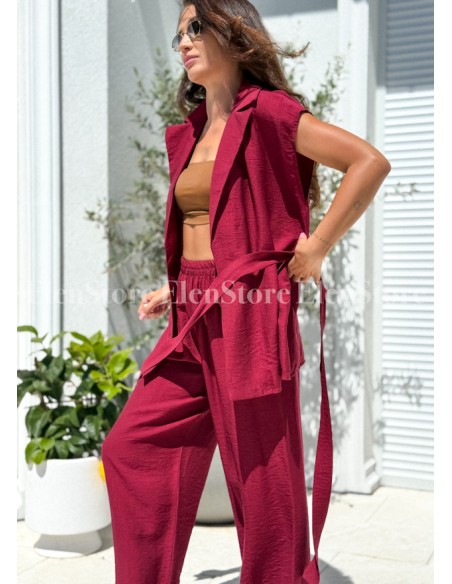 Komplet Cally Burgundy