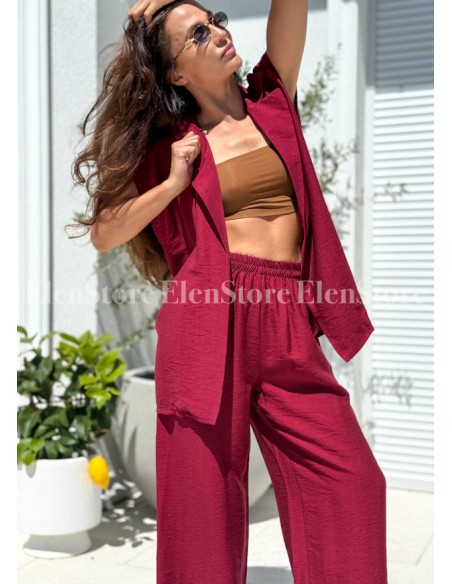Komplet Cally Burgundy
