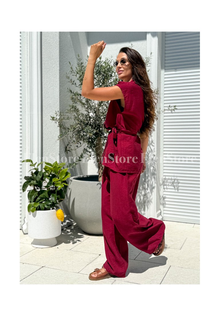 Komplet Cally Burgundy