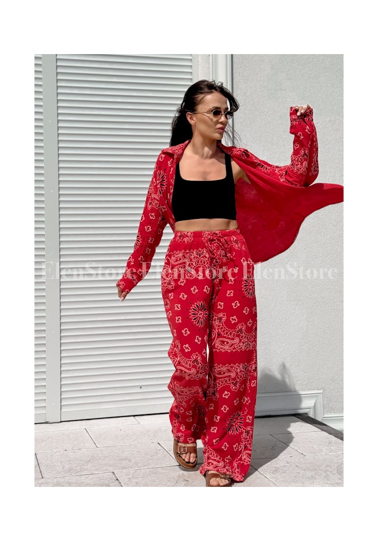 Komplet Panamo Bandama Red