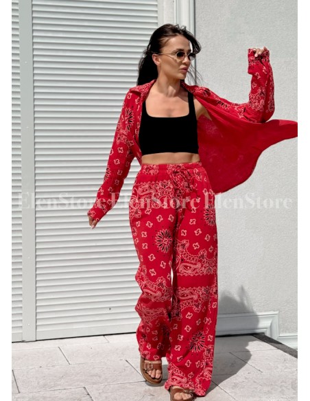 Komplet Panamo Bandama Red