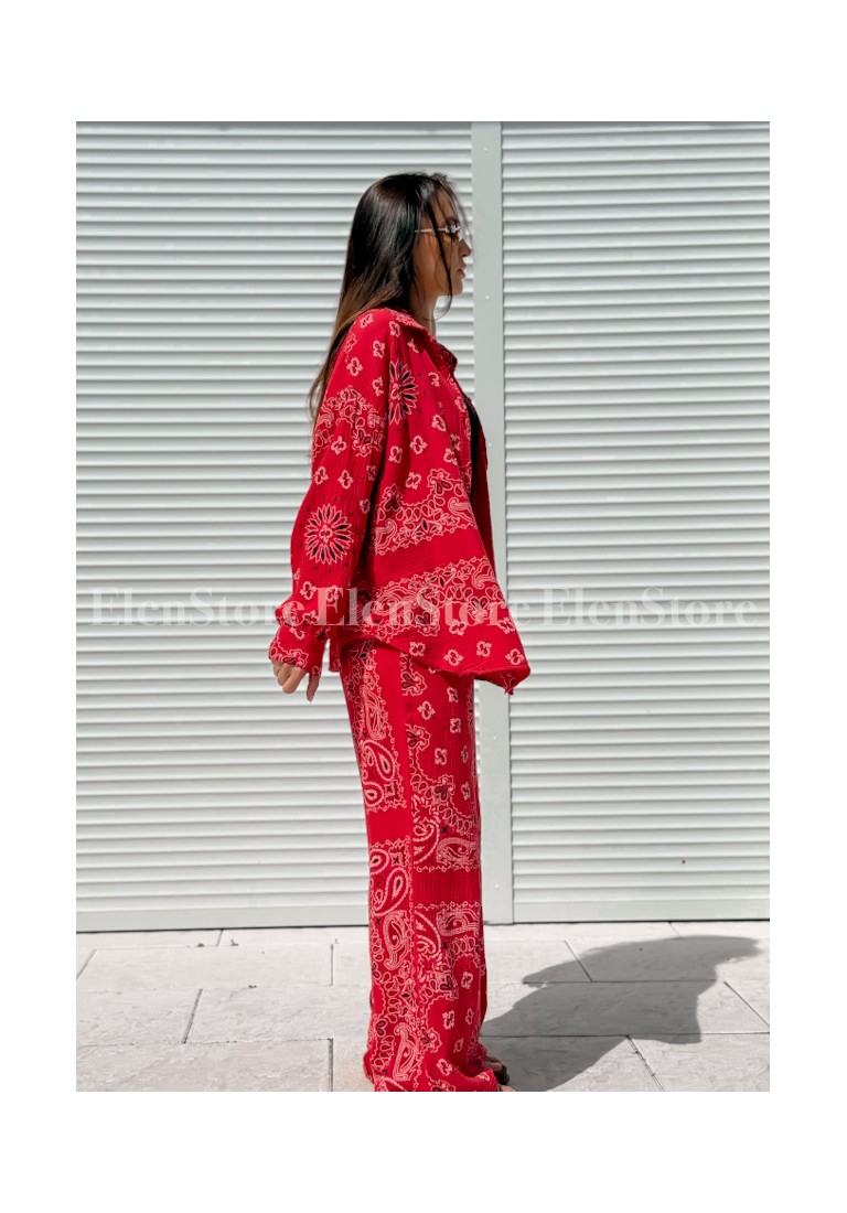 Komplet Panamo Bandama Red