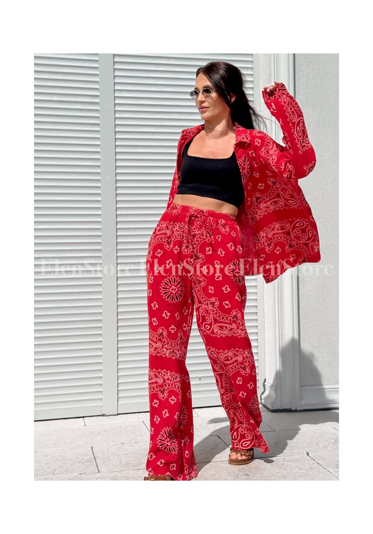 Komplet Panamo Bandama Red