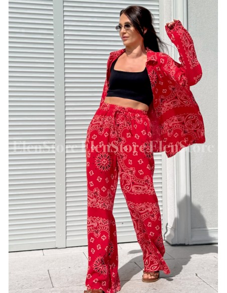 Komplet Panamo Bandama Red