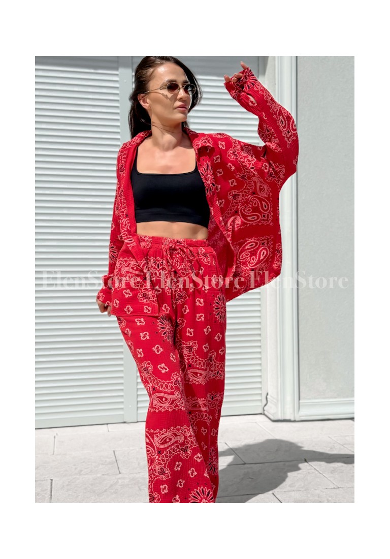 Komplet Panamo Bandama Red