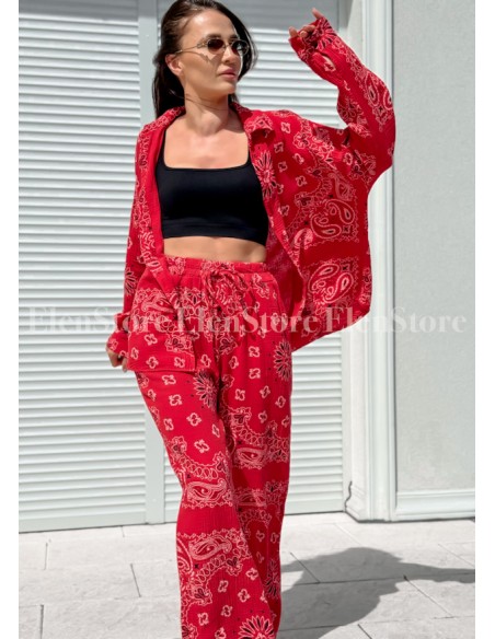 Komplet Panamo Bandama Red