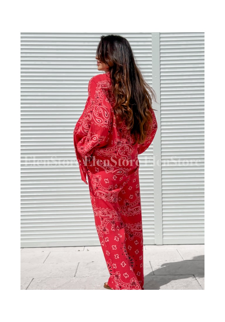 Komplet Panamo Bandama Red