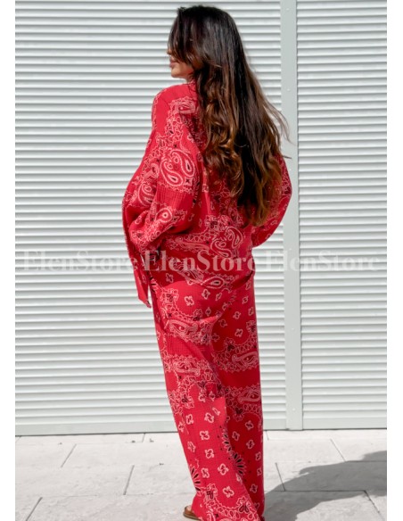 Komplet Panamo Bandama Red