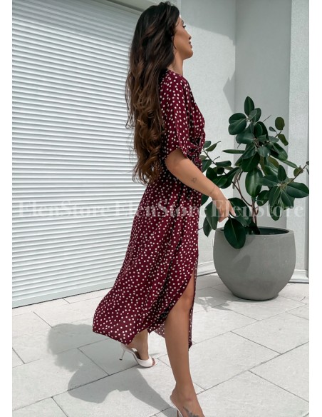 Sukienka Dots Bordo