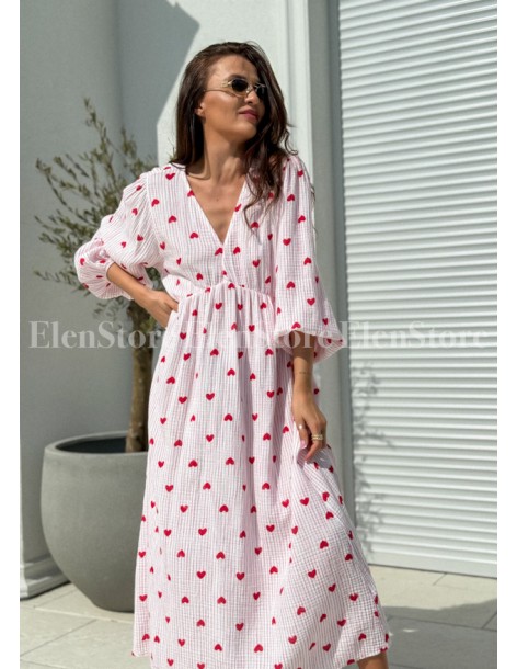 Sukienka Castello Heart Red 2