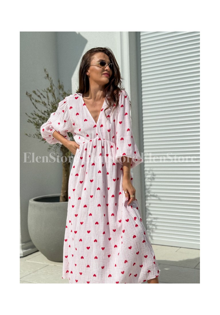 Sukienka Castello Heart Red