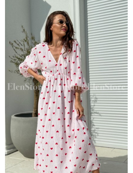 Sukienka Castello Heart Red