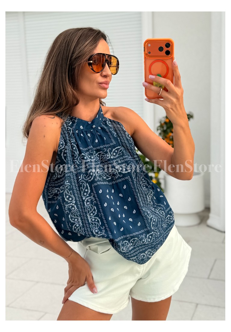 Bluzka Noel Navy
