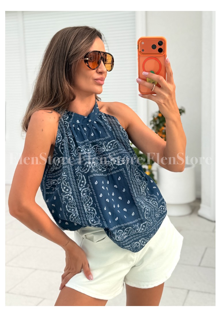 Bluzka Noel Navy