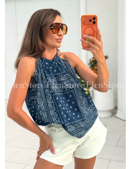 Bluzka Noel Navy