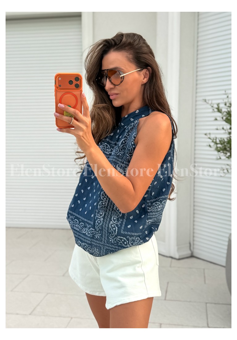 Bluzka Noel Navy