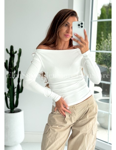 Bluzka Cloud White