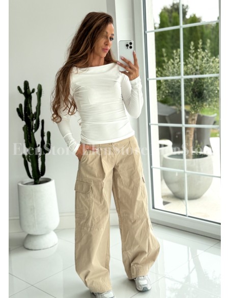 Bluzka Cloud White