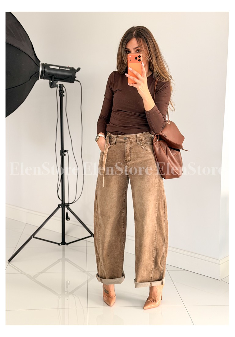 Bluzka Longsleeve Chocolate